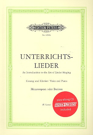 Unterrichtslieder (+CD) für Gesang (mittel) und Klavier