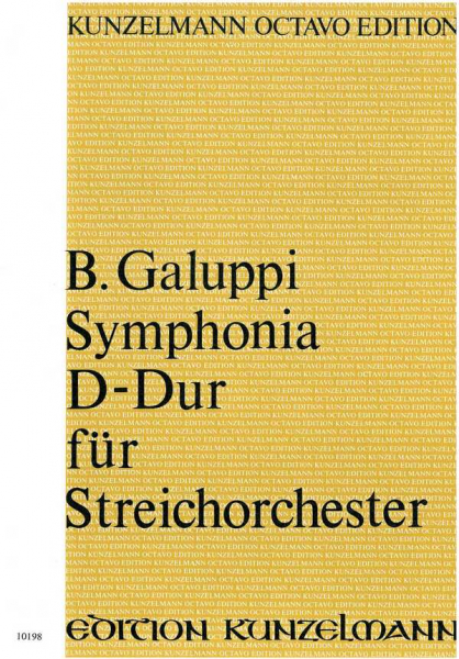 Sinfonie D-Dur für Streichorchester