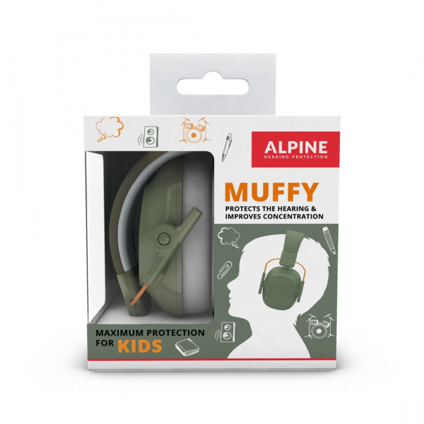 Gehörschutz Alpine Muffy Kids Green