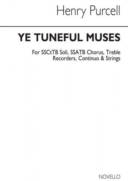Ye Tuneful Muses, Raise Your Heads for soli, mixed choir (SSATB), treble recorder, continuo and stri