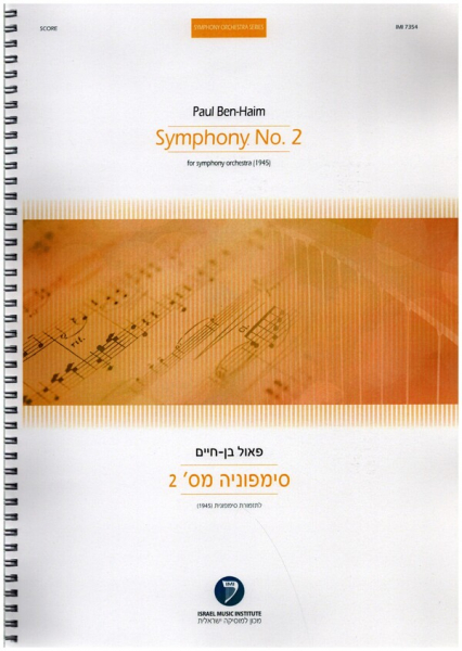 Symphony no.2 for orchestra score