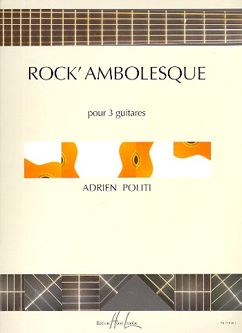 Rock ambolesque pour 3 guitares partition et parties