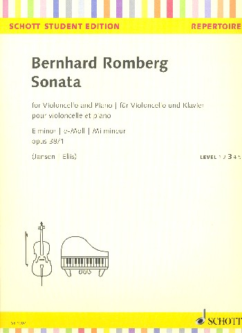Sonate Cello Sonate e-Moll op.38,1