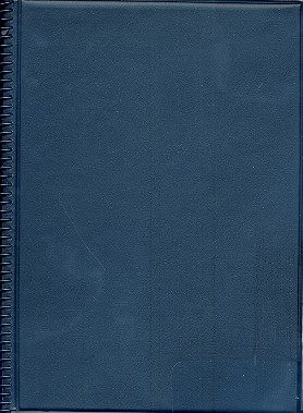 Notenmappe Din A5 hoch schwarz 30 Taschen