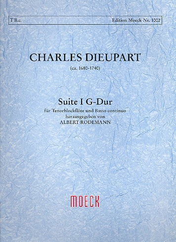 Suite G-Dur Nr.1 für Tenorblockflöte und Bc