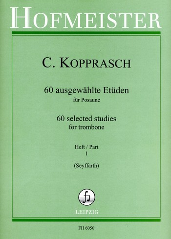 60 ausgewählte Etüden Band 1 für Posaune