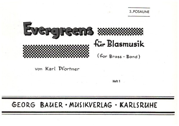 Evergreens Band 1 für Blasorchester