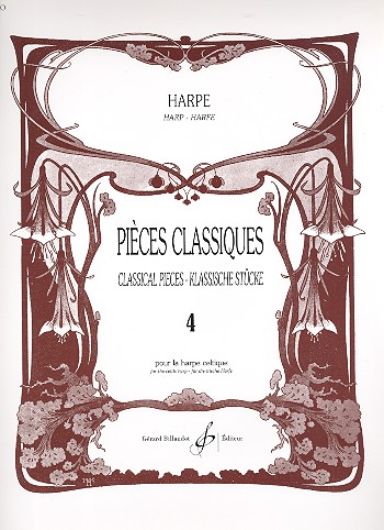 Spielband für Harfe Pieces classiques 4 - Antiquariat