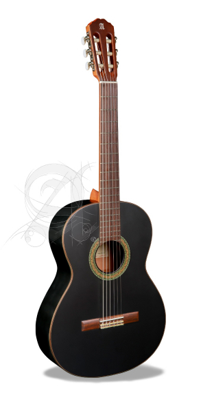 Konzertgitarre Alhambra 1C Black Satin