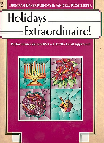 Holidays extraordinaire for flexible string ensemble and piano