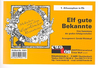 Mosch Welterfolge Band 6 - 11 gute Bekannte: für Blasorchester