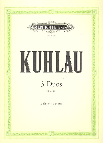 3 Duos op.81 für 2 Flöten