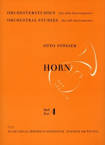 Orchesterstudien Band 4 -Wagner für Horn