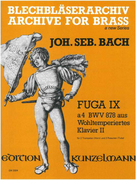 Fuga 9 à 4 BWV878 für 2 Trompeten (Horn) und 2 Posaunen (Tuba)