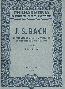 Brandenburgisches Konzert G-Dur Nr.4 BWV1049