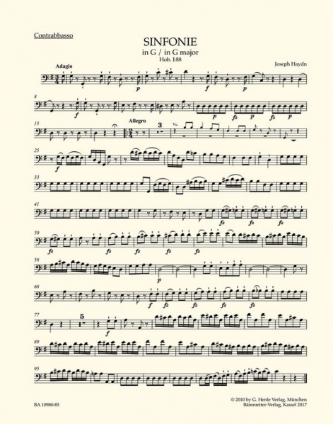 Sinfonie G-Dur Hob.I:88 für Orchester