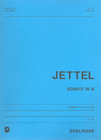 Sonate B-Dur für Klarinette und Klavier