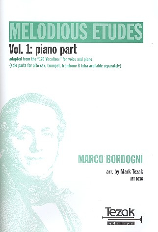 Melodious Etudes vol.1 for trombone and piano