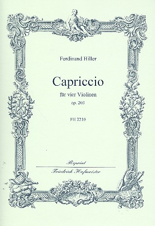 Capriccio op.203 für 4 Violinen