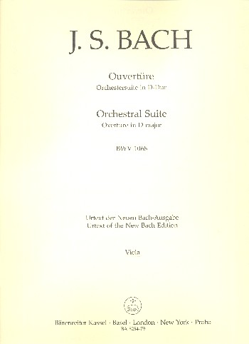 Ouvertüre D-Dur Nr.3 BWV1068 für Orchester