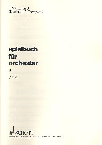 Spielbuch für Orchester Band 2 für Orchester