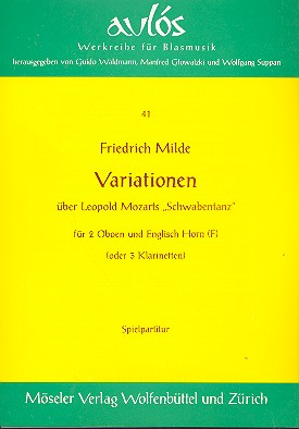 Variationen über Leopold Mozarts Schwabentanz für 3 Oboen und Englischhorn (3 Klarinetten)