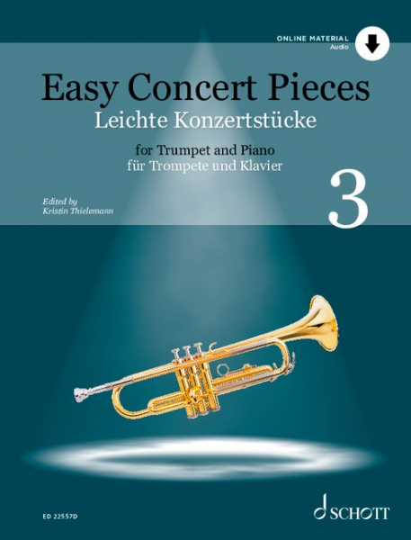 Leichte Konzertstücke Band 3 (+Online-Audio) für Trompete und Klavier