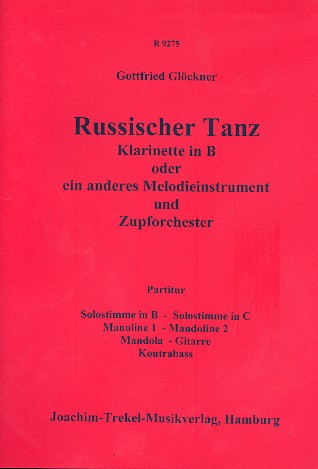 Russischer Tanz für Klarinette (Melodieinstrument) und Zupforchester