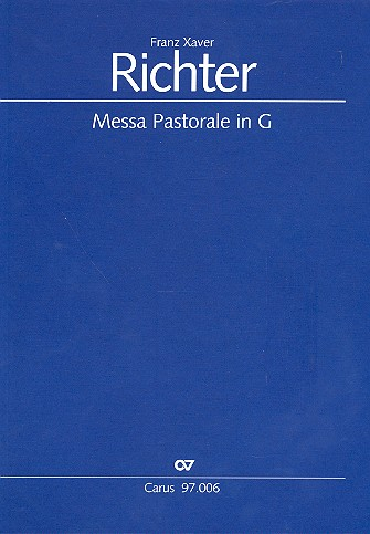 Messa pastorale G-Dur für Soli, gem Chor und Orchester