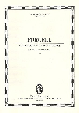 Ode zum St. Cecilia's Day 1683 für Soli, gem Chor, Streicher und Bc