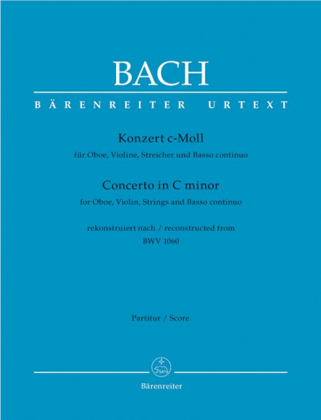 Konzert c-Moll BWV1060 für Oboe, Violine und Streicher