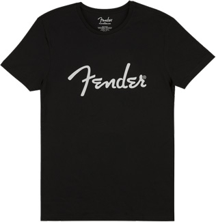 T-Shirt Fender Spaghetti-Logo Black M