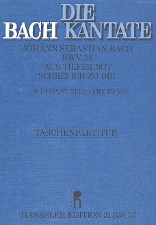 Aus tiefer Not schrei ich zu dir Kantate Nr.38 BWV38