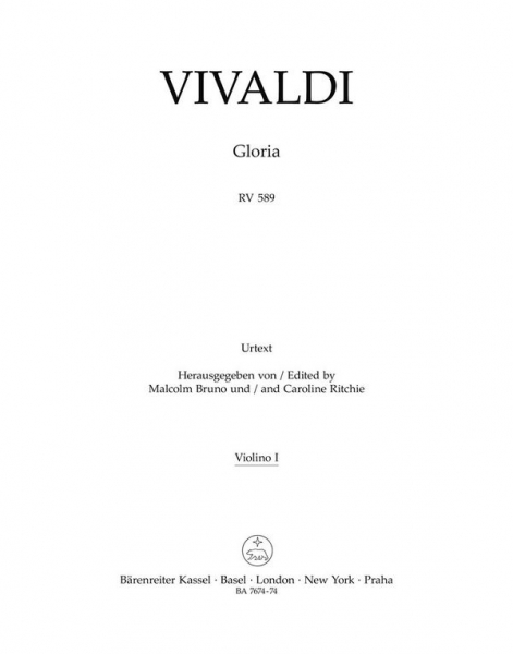 Gloria RV589 für Soli, gem Chor und Orchester