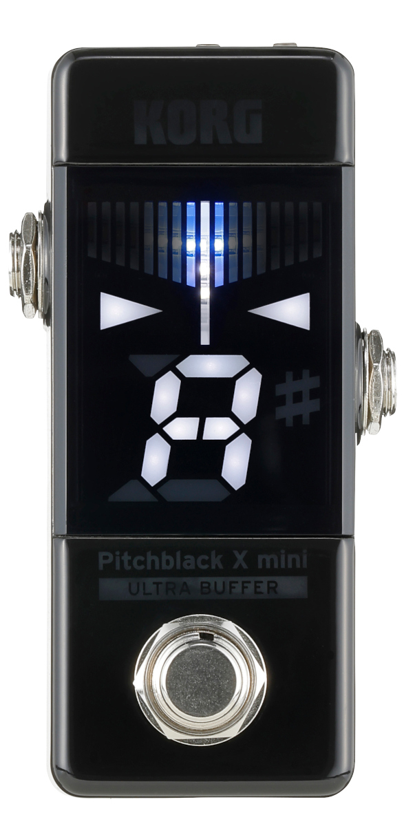 Joom Japan Tech Schwarz Korg Pitchblack X Mini Pedal Cent Ultra Buffer With Strobe Tuning Function Guitar/Bass Tuner Compact, Space-Saving, High-Precision ±0.1 (Pb-X-Mini) Sc - Bild 4