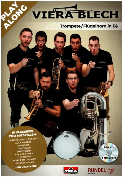 Buch Trompete/Flgh Viera Blech - Play along