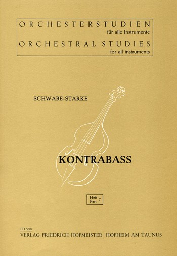 Orchesterstudien Band 7 - Wagner für Kontrabass