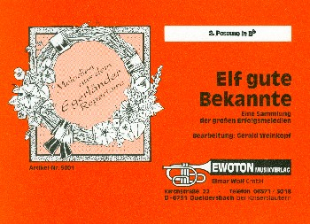 Mosch Welterfolge Band 6 - 11 gute Bekannte: für Blasorchester