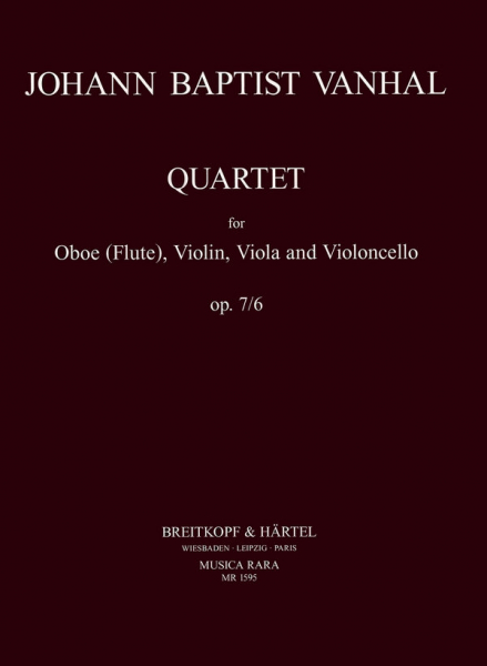 Quartett op.7,6 für Oboe (Flöte), Violine, Viola und Violoncello