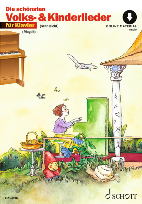 Schott Music Gmbh & Co.kg Spielbuch Für Klavier Die Schönsten Volks Und Kinderlieder