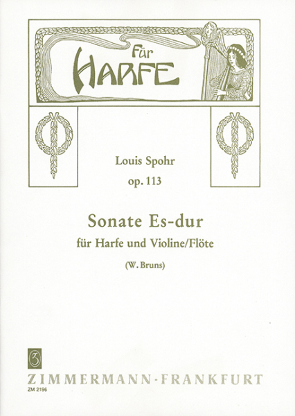 Sonate Es-Dur op.113 für Harfe und Violine