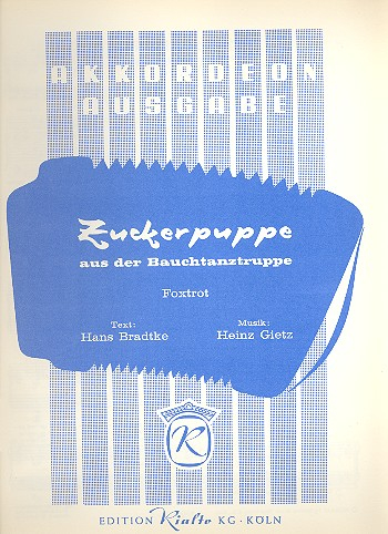 Zuckerpuppe aus der Bauchtanztruppe