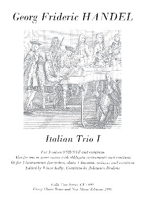 Italian Trio no.1 for 3 voices (SSB/SST) or instruments and Bc