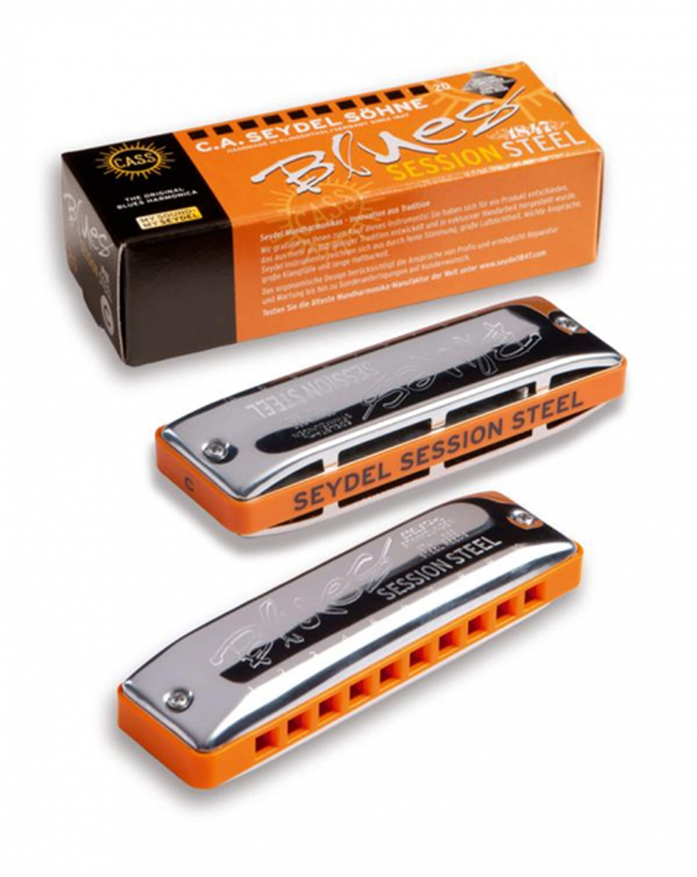 Seydel Mundharmonika Blues Session Steel G