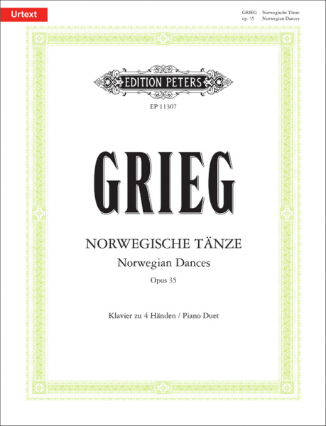 Norwegische Tänze op.35 für Klavier zu 4 Händen