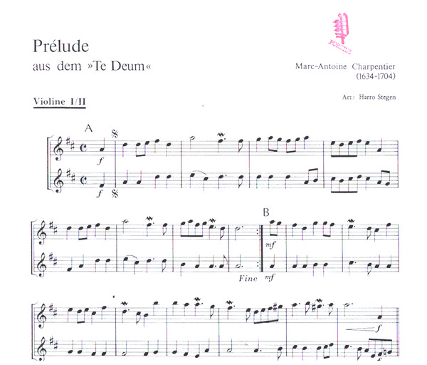 Prelude aus dem Tedeum für Orchester