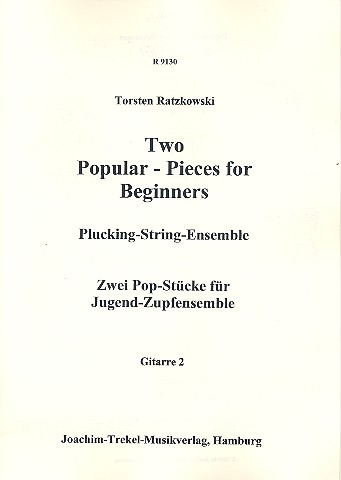2 popular Pieces for Beginners für Zupforchester