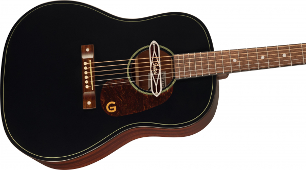 Westerngitarre Gretsch Deltoluxe Dreadnought - Black Top