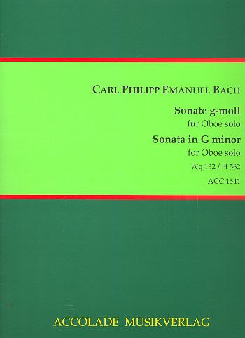 Sonate g-Moll Wq132 (H562) für Oboe