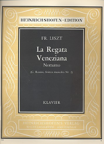 La regata veneziana für Klavier